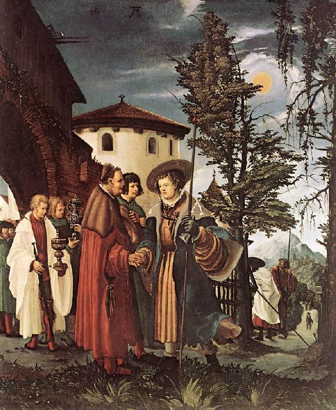 ALTDORFER, Albrecht St Florian Taking Leave of the Monastery